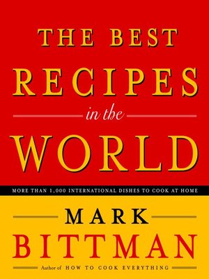 cover image of The Best Recipes in the World